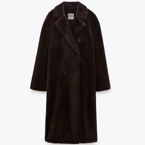 Zara Faux Fur Coat
